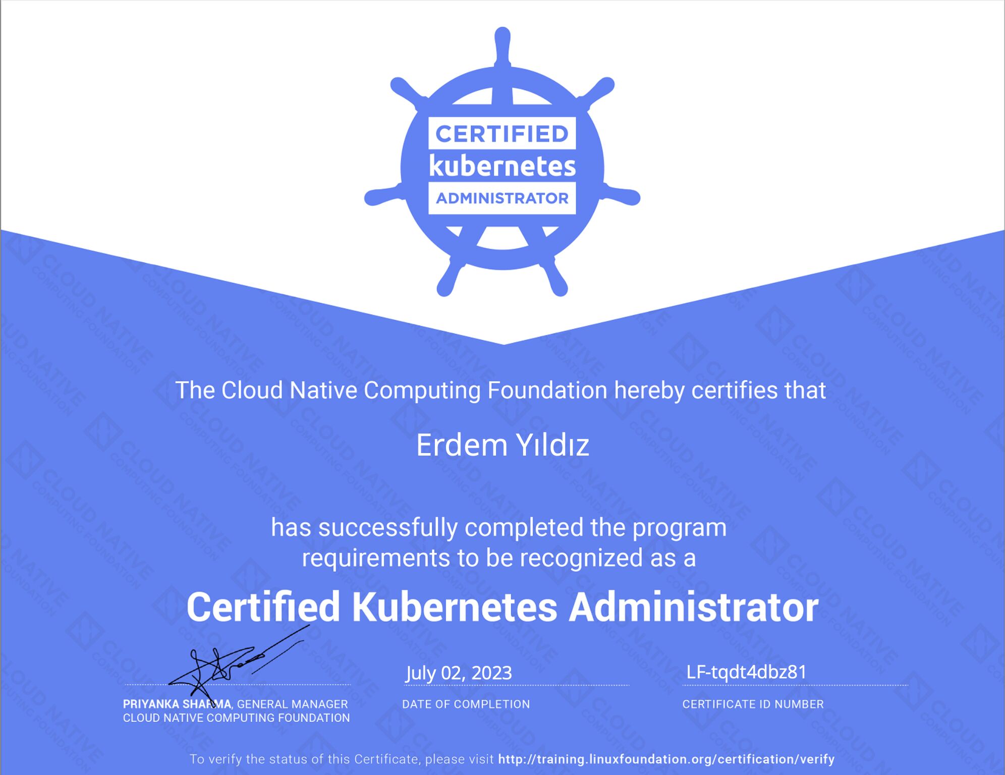 Certified Kubernetes Administrator