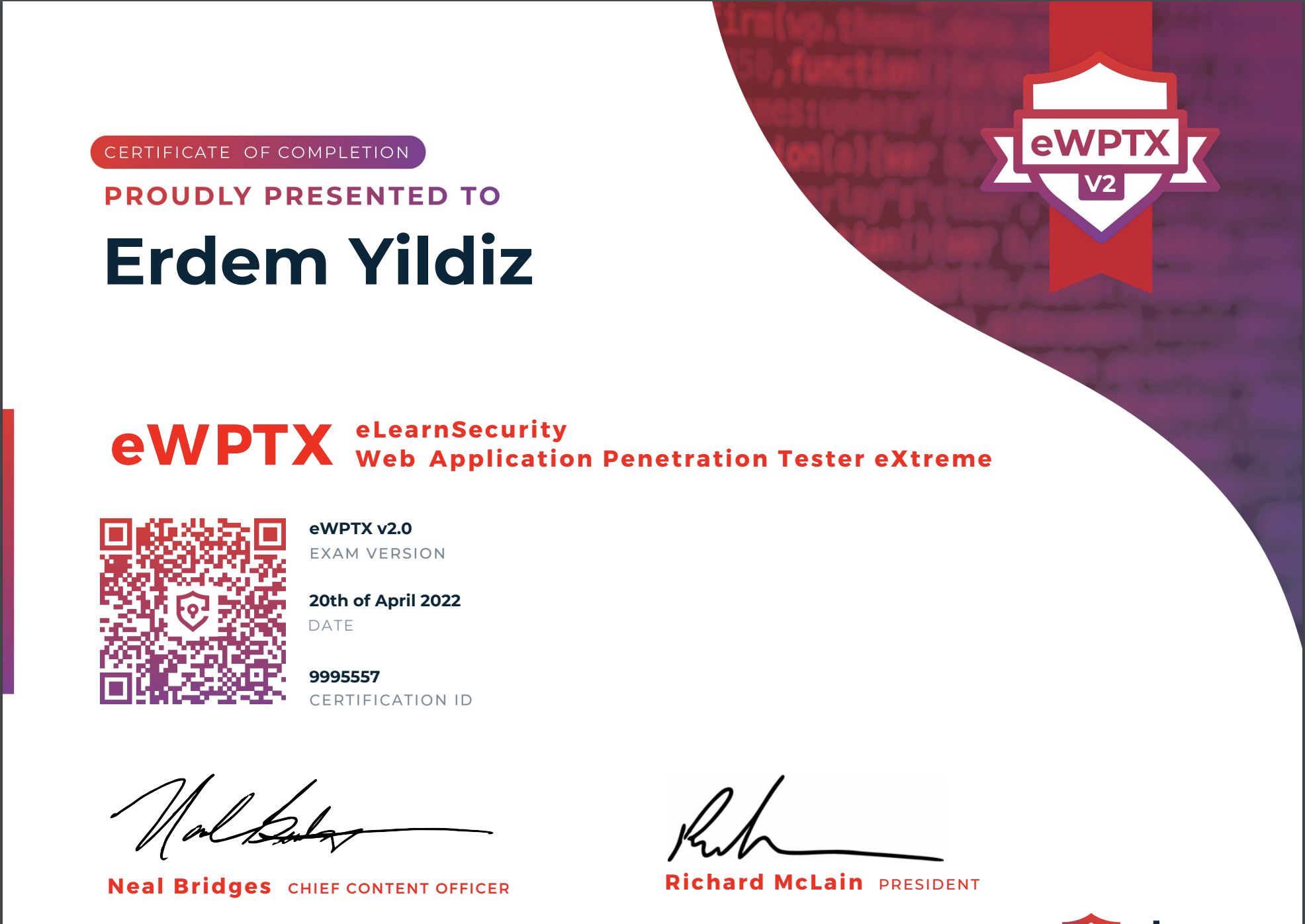 eWPTX Certification